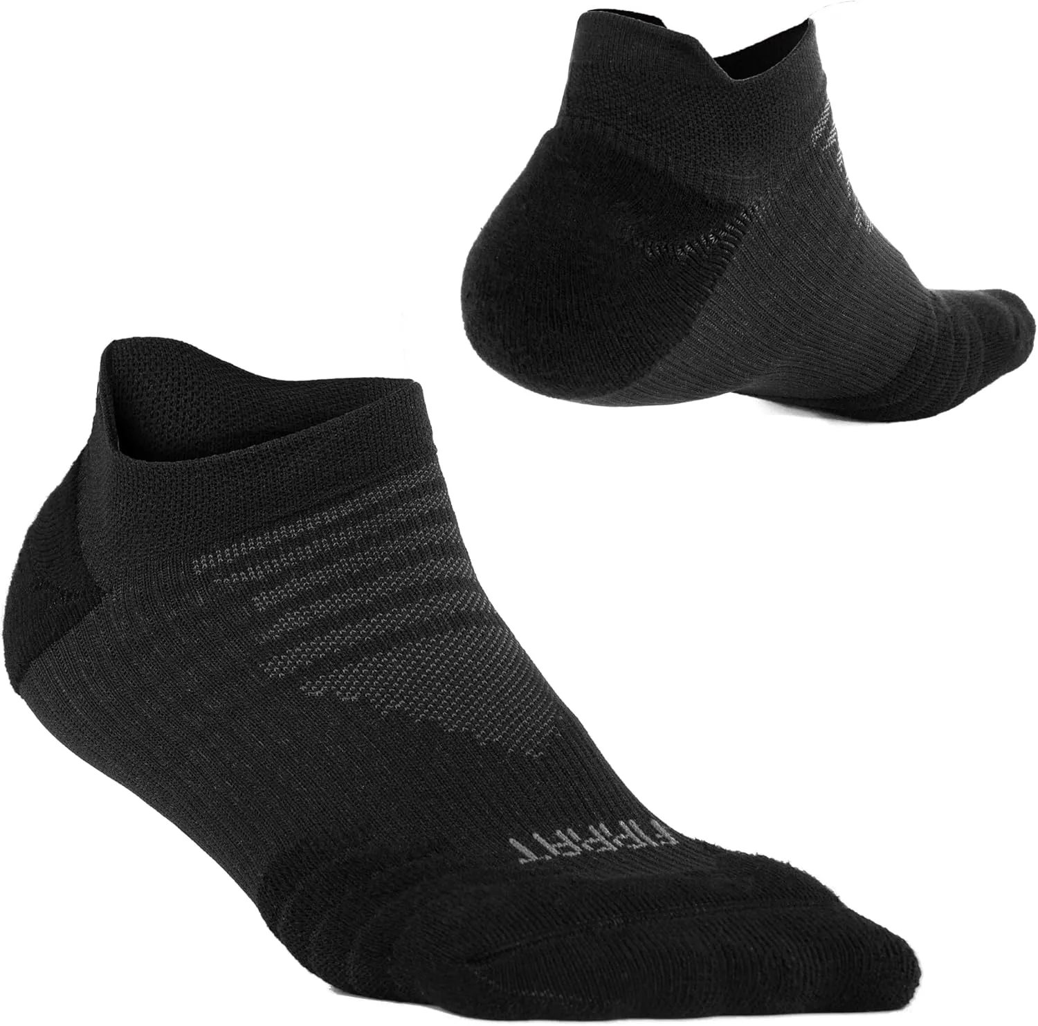 Ankle Socks, Athletic, Sports, 3 Pack, Black