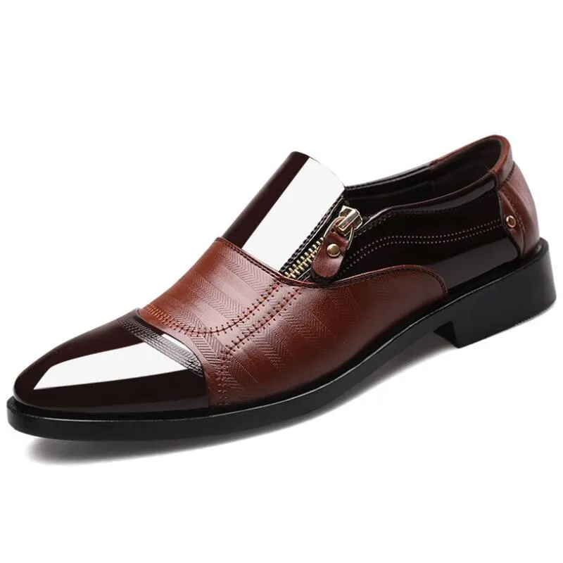 Business Luxus OXford Schuhe Atmungsaktives Leder Schuhe Gummi Formale Kleid Schuhe Büro Party Hochzeit Schuhe Mokassins