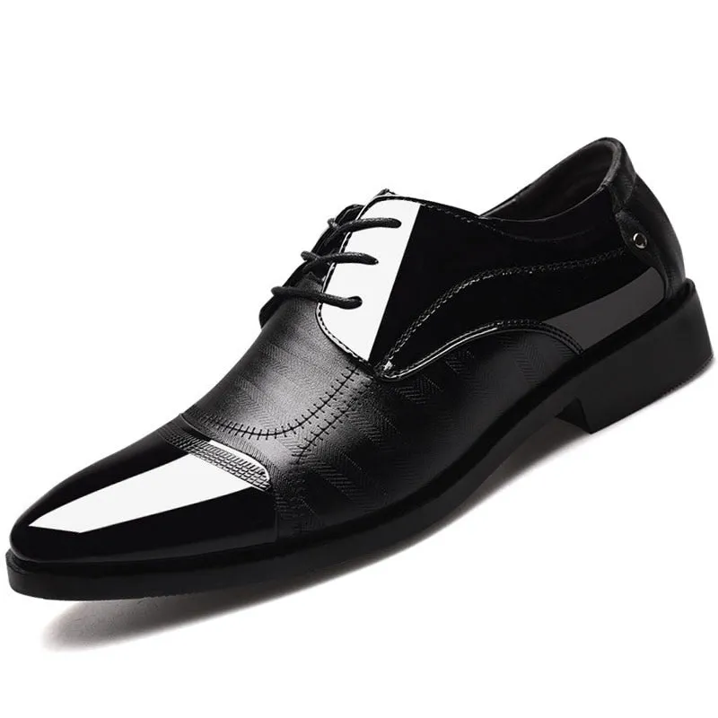 Business Luxus OXford Schuhe Atmungsaktives Leder Schuhe Gummi Formale Kleid Schuhe Büro Party Hochzeit Schuhe Mokassins