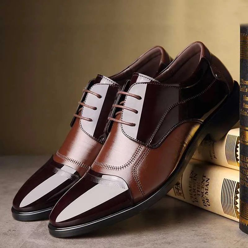 Business Luxus OXford Schuhe Atmungsaktives Leder Schuhe Gummi Formale Kleid Schuhe Büro Party Hochzeit Schuhe Mokassins