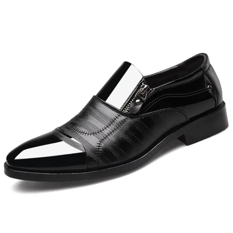 Business Luxus OXford Schuhe Atmungsaktives Leder Schuhe Gummi Formale Kleid Schuhe Büro Party Hochzeit Schuhe Mokassins