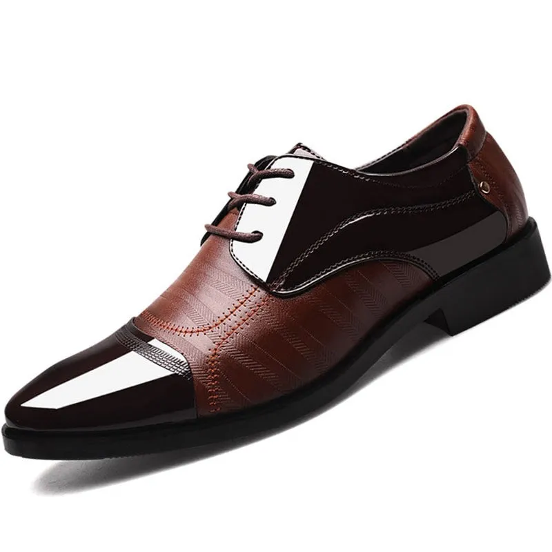 Business Luxus OXford Schuhe Atmungsaktives Leder Schuhe Gummi Formale Kleid Schuhe Büro Party Hochzeit Schuhe Mokassins