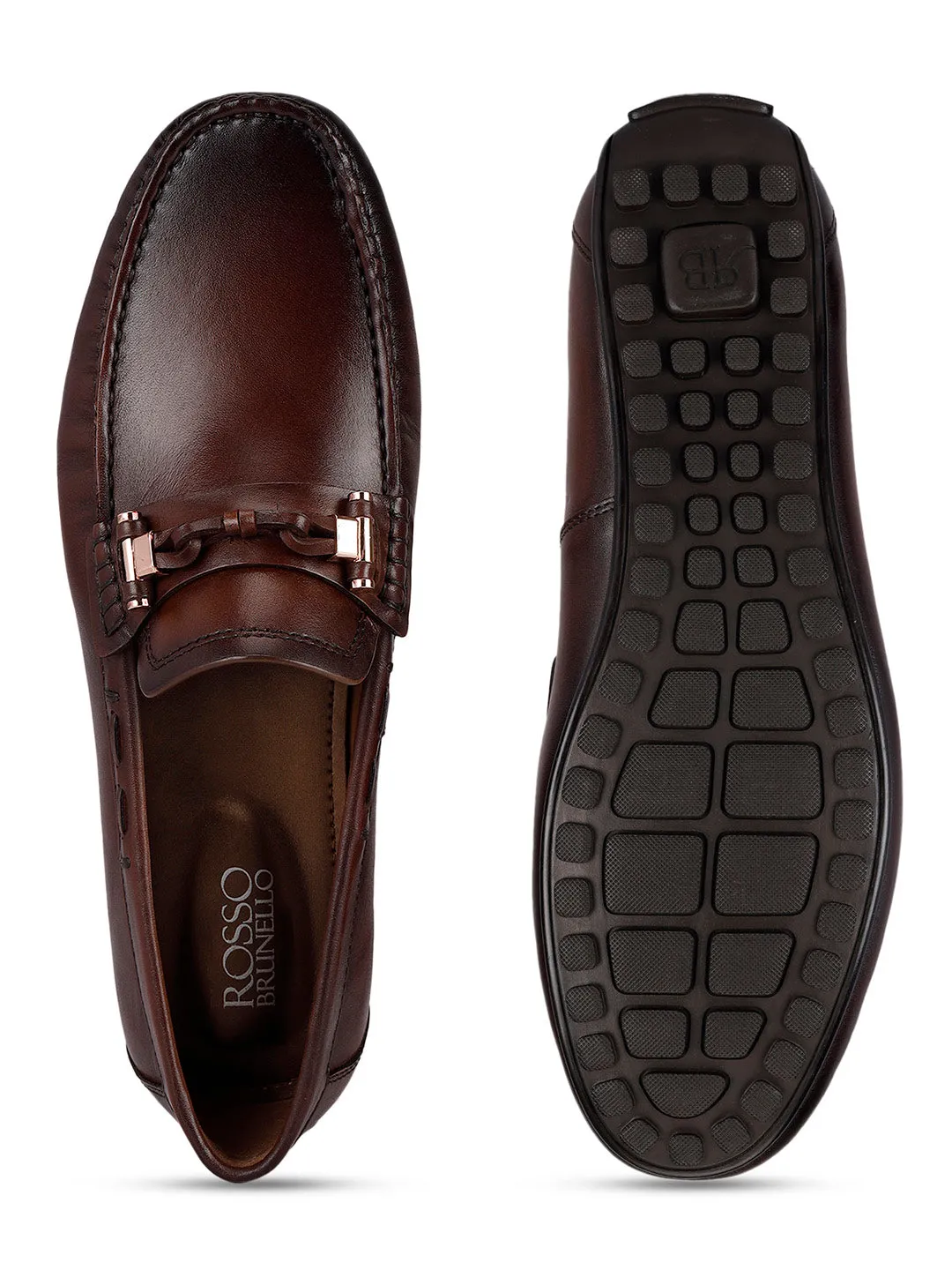 Coffee Embellished Moccasins