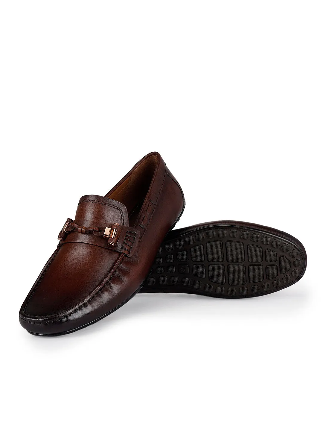 Coffee Embellished Moccasins