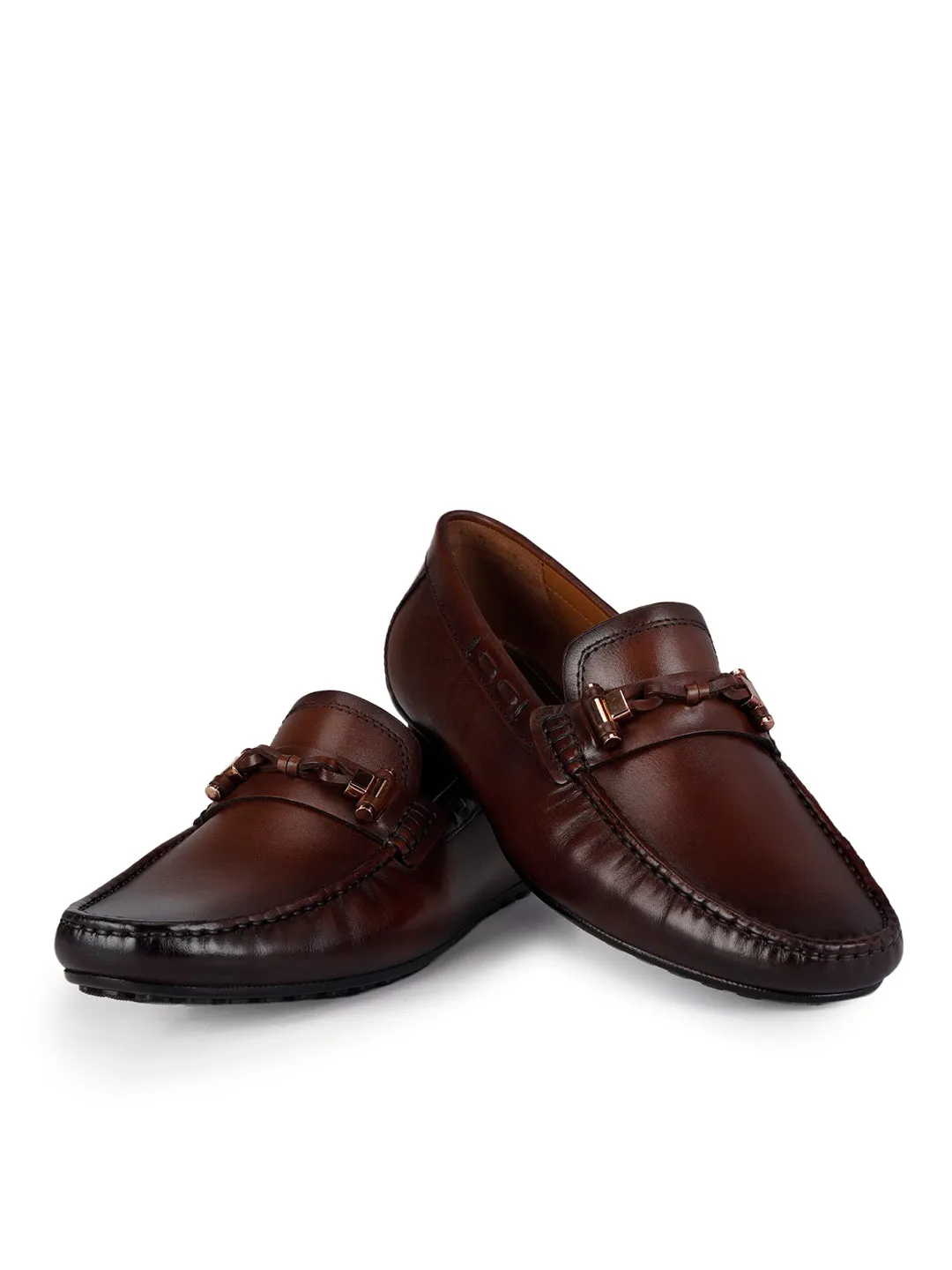 Coffee Embellished Moccasins