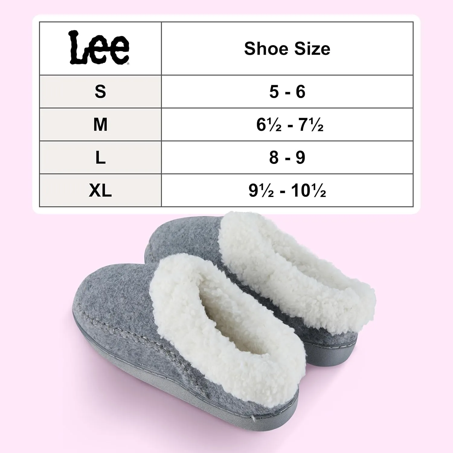 Lee Womens Slippers Gifts for Women Cozy House Slippers for women moccasins Fur Sherpa Indoor Outdoor