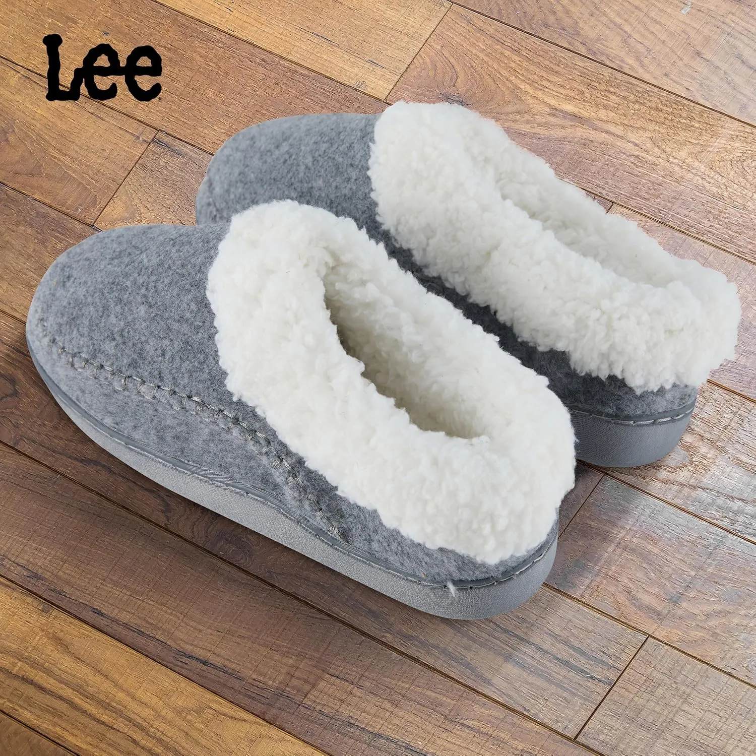 Lee Womens Slippers Gifts for Women Cozy House Slippers for women moccasins Fur Sherpa Indoor Outdoor