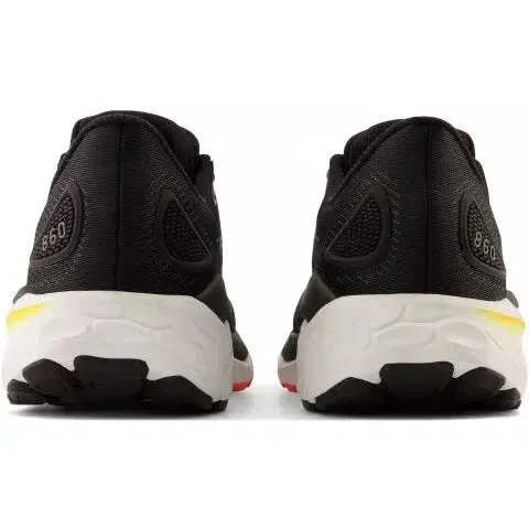 Men's 860 V13 (2E) Wide Fit - Black/Hot Marigold