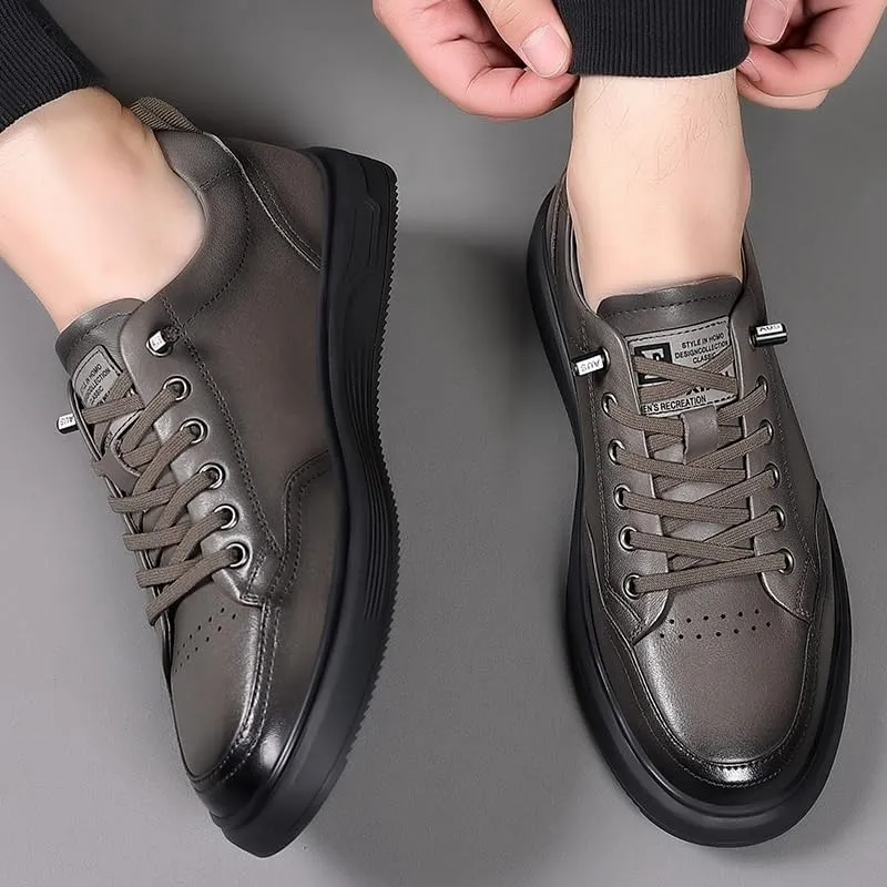 Men's Dress Sneakers Business Casual Dress Oxfords Walking Shoes Daily Non-Slip Soft Sole Casual Shoes