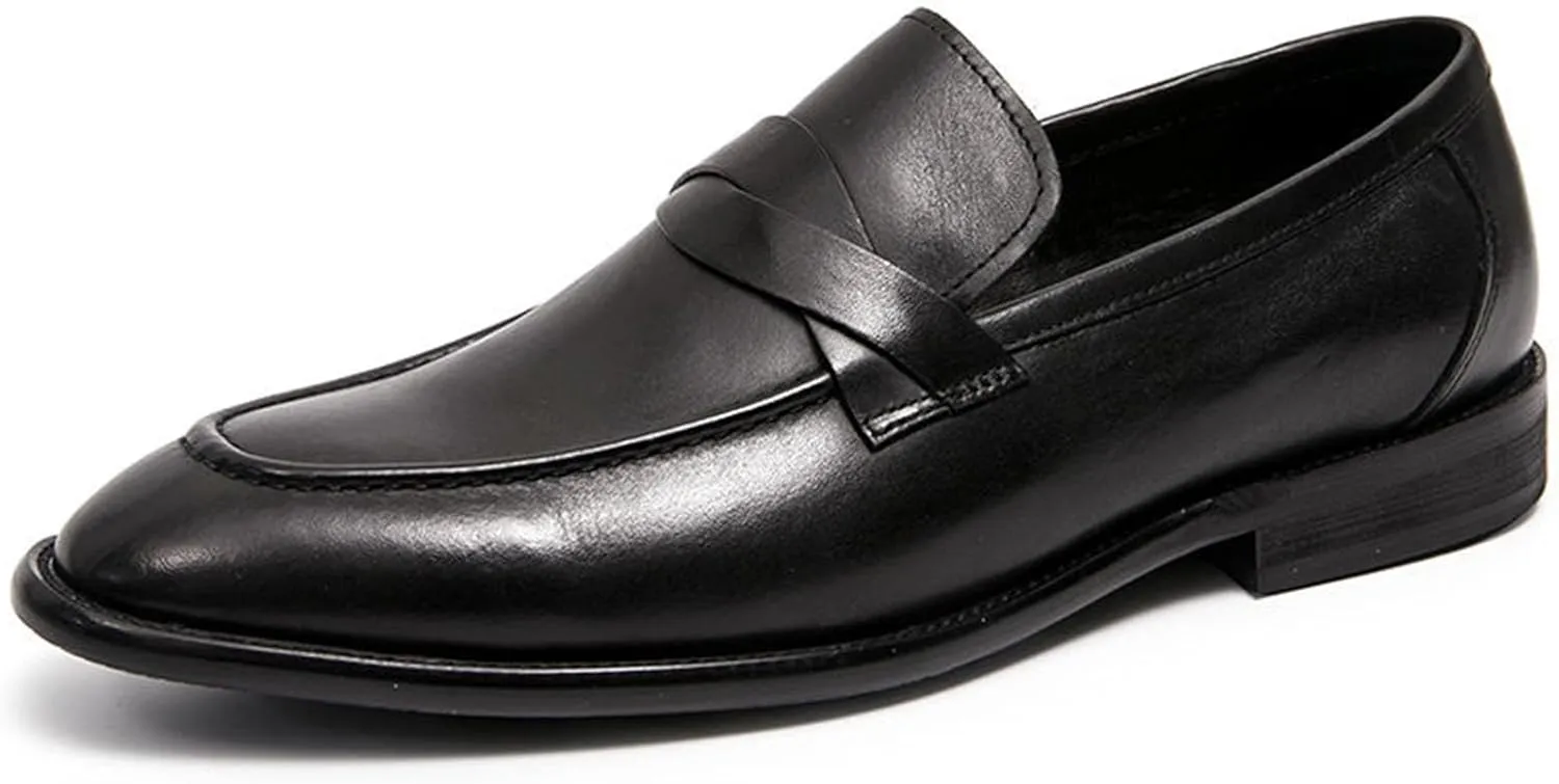 Men's Loafers Casual Dress Shoes Slip on Shoes for Men Comfortable Business Work Shoes