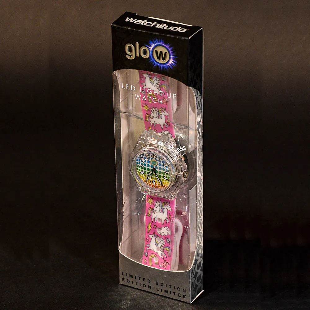 Watchitude Unicorn World LED Light-Up Analog Watch